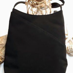 Talbots Vintage Polyester Black Shoulder Bag